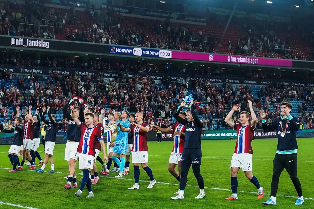 Dünya Kupası, futbol tarihinde bir oyun oynandı! Norveç, Moldova'da 10 farklılık işaret etti ... Haaland tek başına 5 gol ve 2 asist yaptı! 3