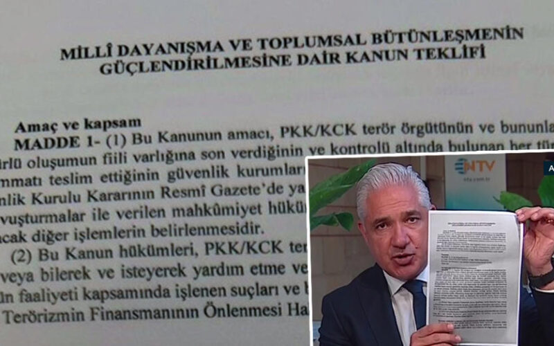 Terörle Mücadelede Yeni Adım: Süreç Yasası Teklifi Resmi Kayıtlara Girdi